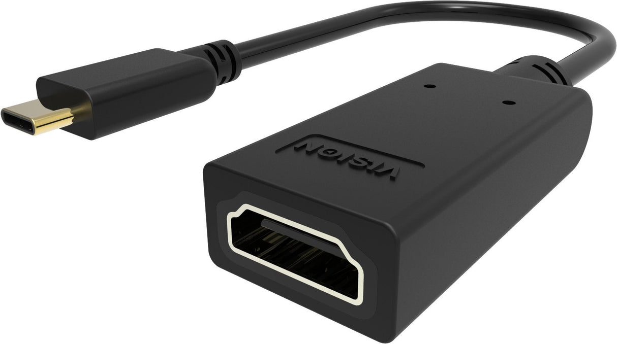 Vision Tc-Usbchdmi/Bl Adaptador De Cable De Vídeo Usb Tipo C Hdmi Tipo A [Estándar] Negro