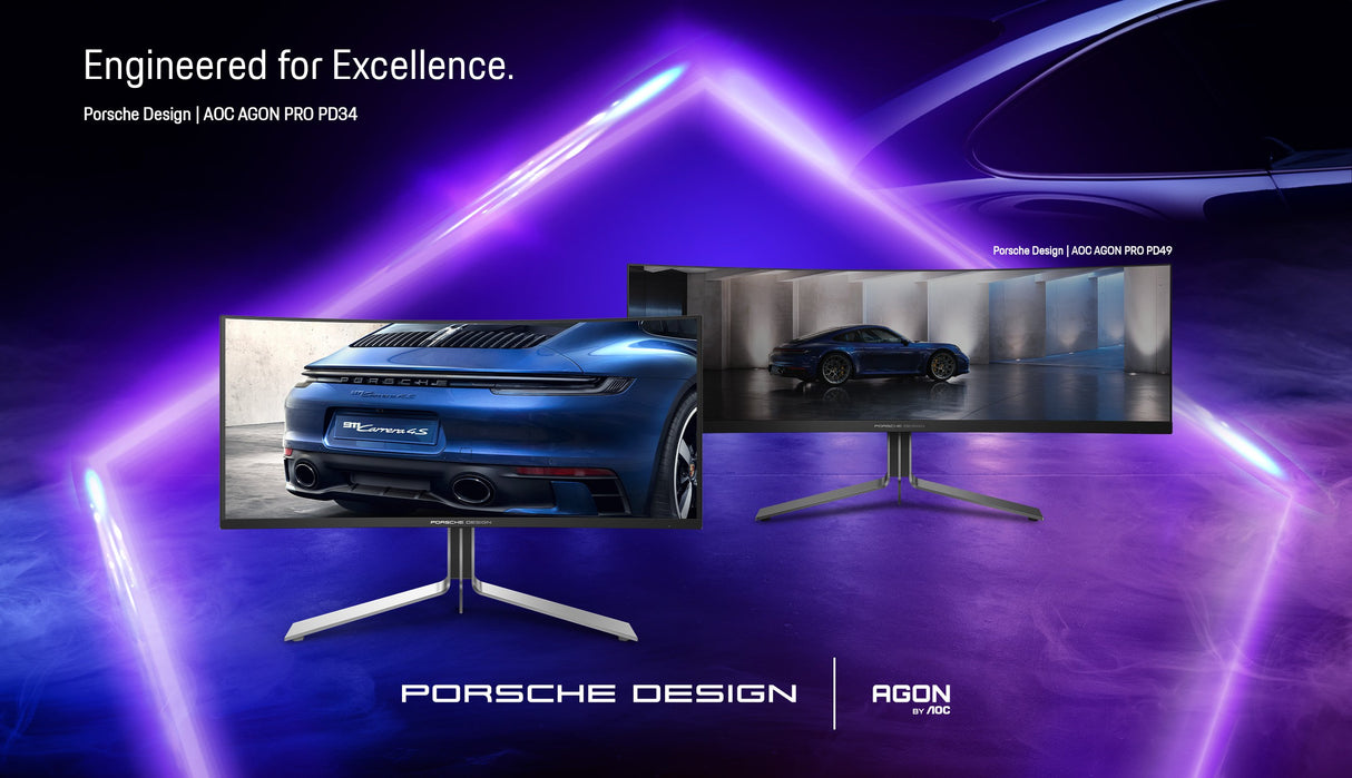 EAN 4056487052397 - AOC Porsche PD34 pantalla para PC 86,4 cm (34") 3440 x 1440 Pixeles Wide Quad HD QD-OLED Negro imagen 9