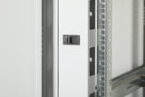 Armario De Red De 42ua Unique, 2053x800x800 Mm Puerta Frontal De Acero De Dos Hojas, Gris