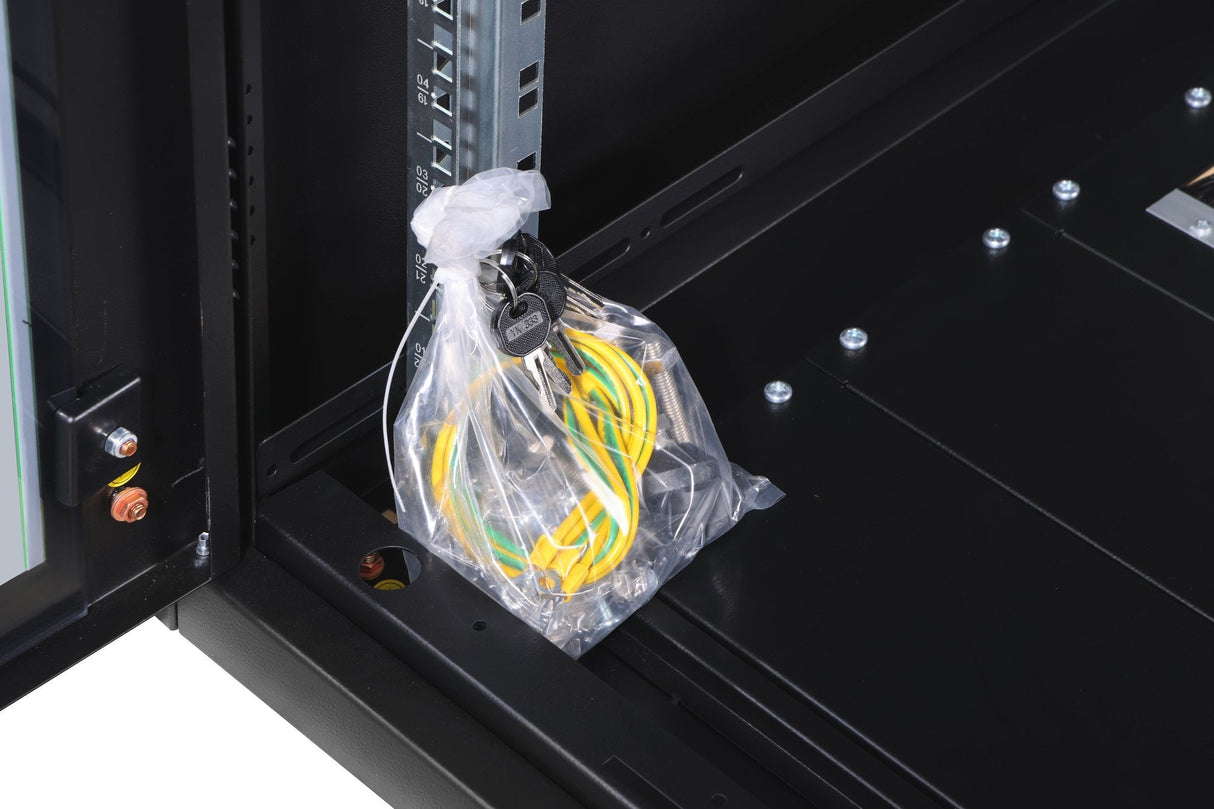 Digitus Netzwerkschrank Unique  22he 1164x600x800mm Schwarz (Speditionsversand)