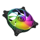 Pack 3 Ventiladores Mars Gaming Mf-3dkit 12cm + Hub + Mando A Distancia Argb Negro