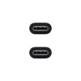 Cable Usb 2.0 3a Tipo Usb-C/M-Usb-C/M, Negro 1.5 M