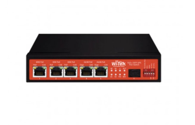 5ge+1sfp Unmanaged Ups  No-Break Poe Switch(120w)