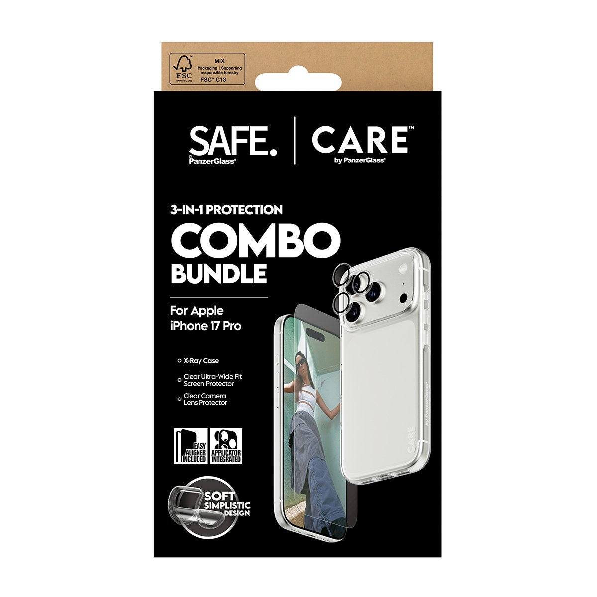 EAN 5715685027512 - PanzerGlass SAFE. | CARE™ by ® 3-in-1 Combo Bundle iPhone 17 Pro Protector de pantalla Apple 1 pieza(s) imagen 3