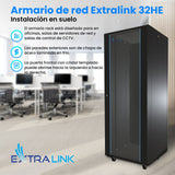Armario Rack Extralink 32u 800x800 Negro