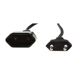 Logilink Cable Alimentacion 2xcee 7/16  2m  M/H Alargo Negro Cp123