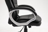 Silla  Activejet De Oficina Con Masaje, Calefactable Yk7304 Negro