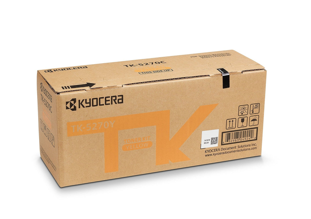 EAN 0632983049242 - KYOCERA TK-5270Y cartucho de tóner 1 pieza(s) Original Amarillo imagen 1