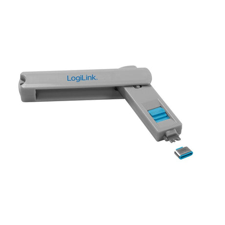 EAN 4052792057324 - LogiLink AU0052 bloqueador de puerto USB Tipo C Azul, Gris 1 pieza(s) imagen 2