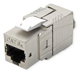 Roline Cat.6a (Class Ea) Keystone, Rj-45, Geschirmt, Werkzeuglos, Ghmt, Silberfarben