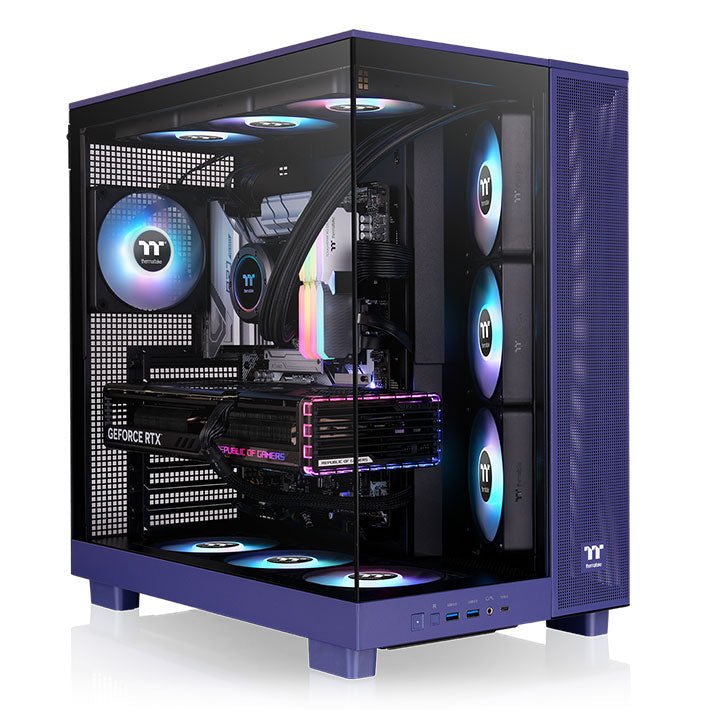 Thermaltake View 380 Xl Tg Argb  (Violetat, Tempered Glass X 2) Ca-11e-00mnwn-00