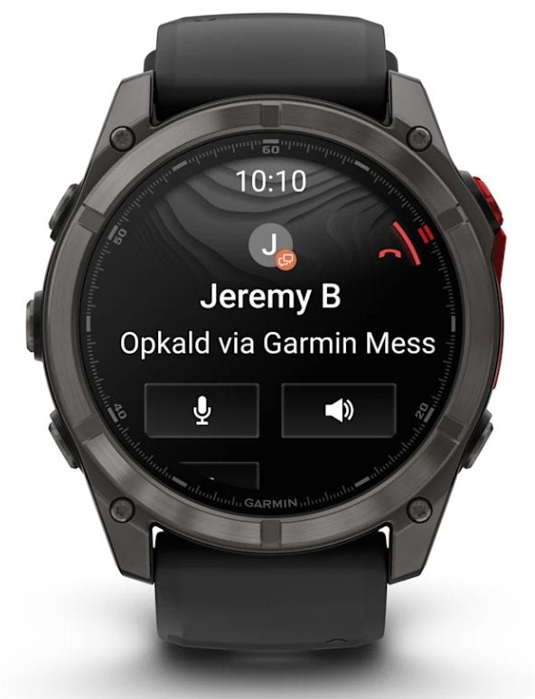 Reloj Smartwatch Fenix 8 Pro Microled Lte 51mm Zafiro Garmin - Titanio Negro
