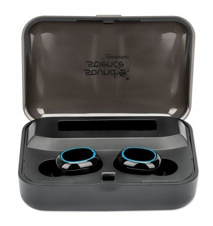 Manhattan 180382 Auriculares Inalámbricos In Ear Llamadas/Música Bluetooth Negro