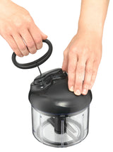 EAN 4000530699336 - WMF Gourmet 18.7678.6040 picadora manual de alimentos Negro, Transparente imagen 4