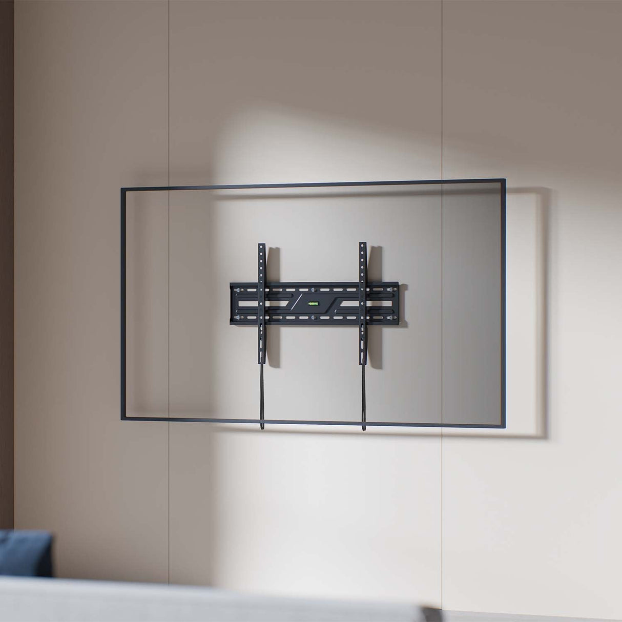 Aisens Soporte Eco Ultra Delgado Para Monitor/Tv 75kg De 37-86, Negro