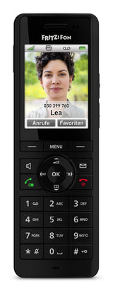 EAN 4023125029660 - Fon FRITZ! X6 Teléfono DECT Identificador de llamadas Negro imagen 4