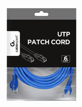 EAN 8716309093156 - Gembird PP6U-5M cable de red Azul Cat6 U/UTP (UTP) imagen 3