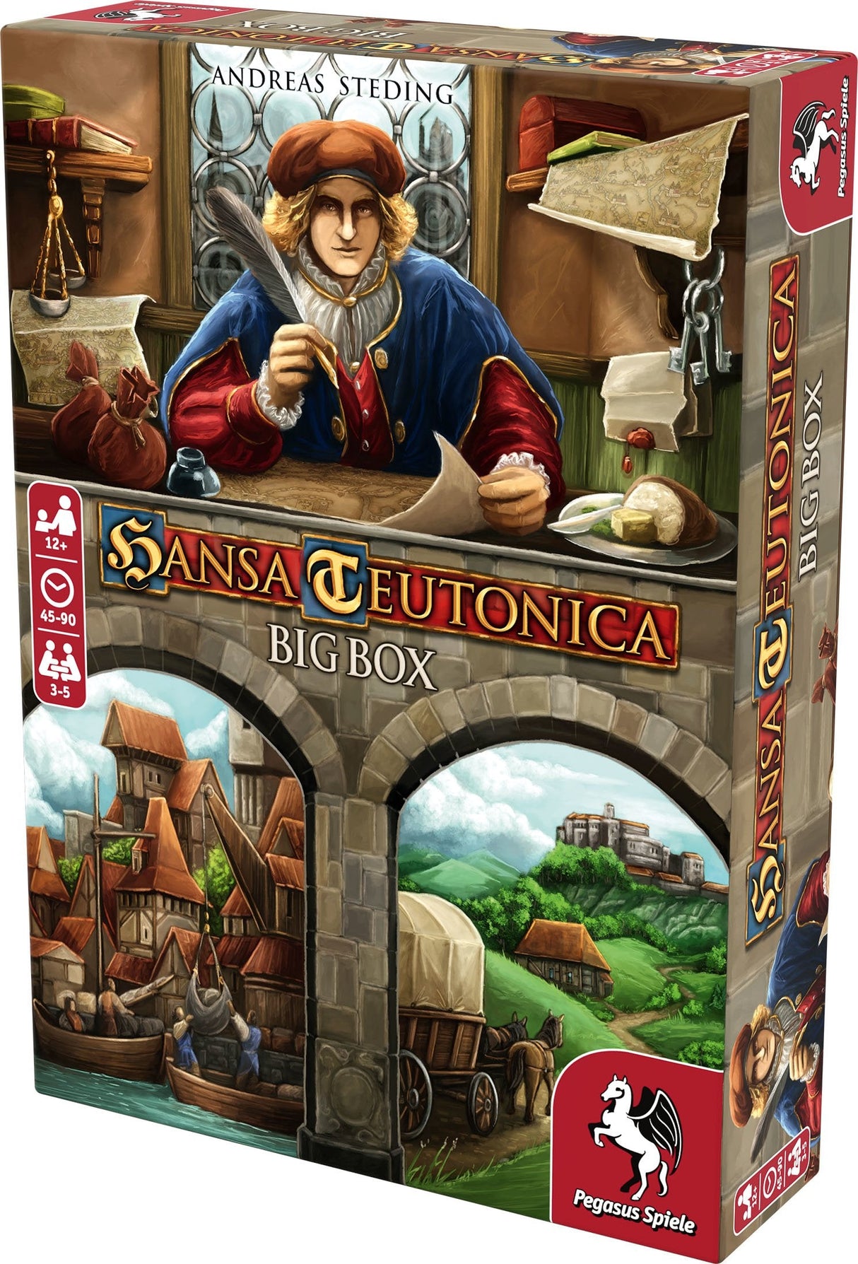 Pegasus Hansa Teutonica Big Box, Juego De Mesa 55148g