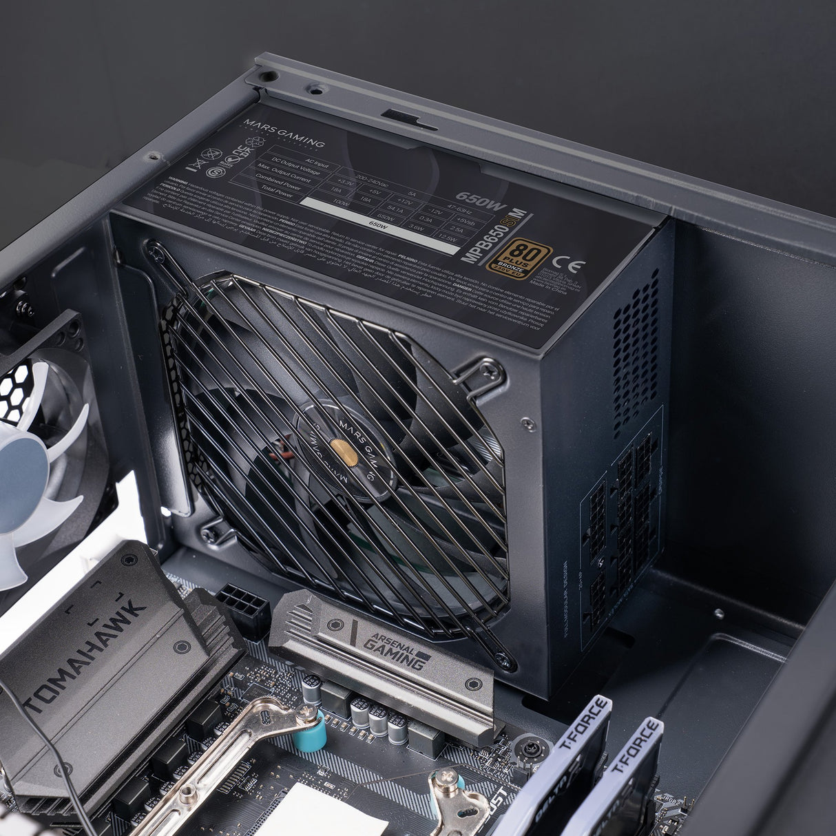 EAN 8435693112679 - Mars Gaming MPB650SIM unidad de fuente de alimentación 650 W 24-pin ATX ATX Negro imagen 7