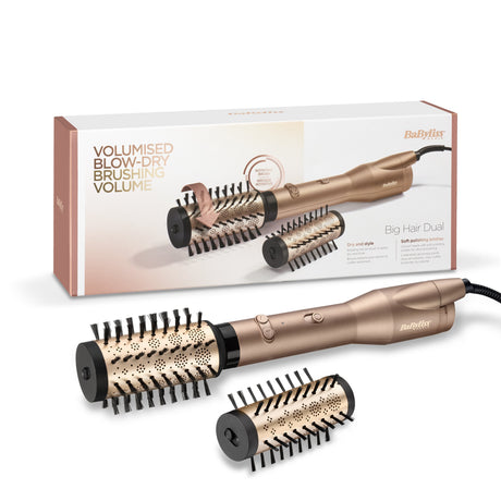 EAN 3030050153804 - BaByliss Big Hair Dual - Gold Edition Cepillo de aire caliente Caliente Oro 650 W 2,5 m imagen 5