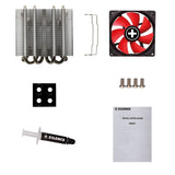 EAN 4044953501180 - Xilence XC041 sistema de refrigeración para ordenador Procesador Enfriador 9,2 cm Negro, Rojo imagen 8