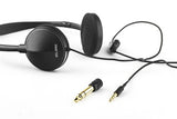 EAN 8435141904825 - ELBE AU-889-TV auricular y casco Auriculares Alámbrico Diadema Música Negro imagen 2