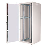 Roline 19-Zoll Netzwerkschrank Basic 42 He, 800x800 Bxt Glastr Grau
