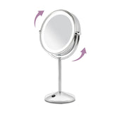 Espejo De Maquillaje Cromado Led X10 Aumentos 9436e Baybliss