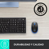 Logitech Ratón Inalámbrico M190 Azul 910-005907