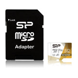 Silicon Power Memory Card Superior Pro Micro Sdxc 512gb Uhs-I U3 V30 +Adapter