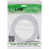 Inline® Cable De Red Slim, U/Ftp, Cat.8.1, Tpe Halogen-Free, Blanco 3m