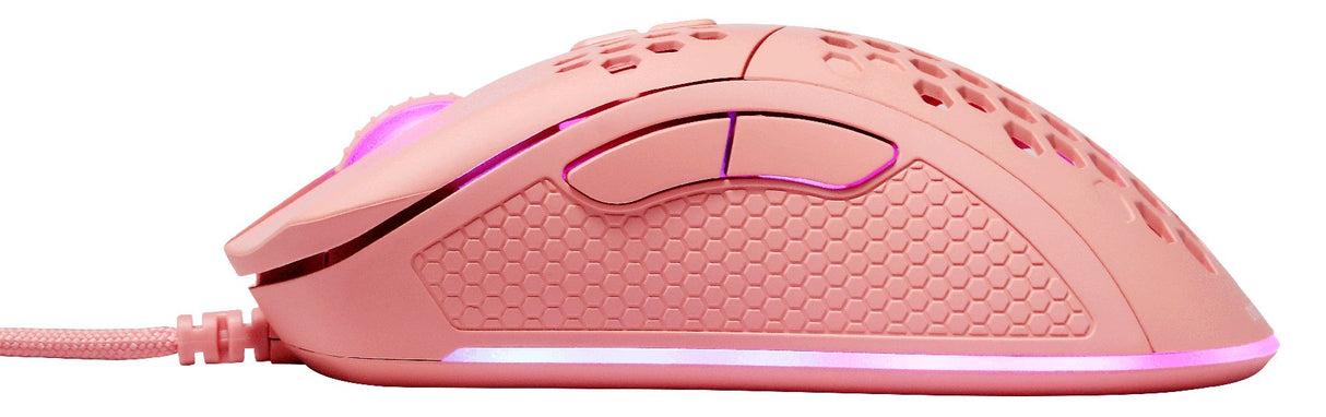 Deltaco Dm210 Gaming Maus Ultraleicht Rgb Usb Pink
