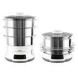 Olla Vaporera Tefal Vc502d10, Acero Inoxidable Blanco