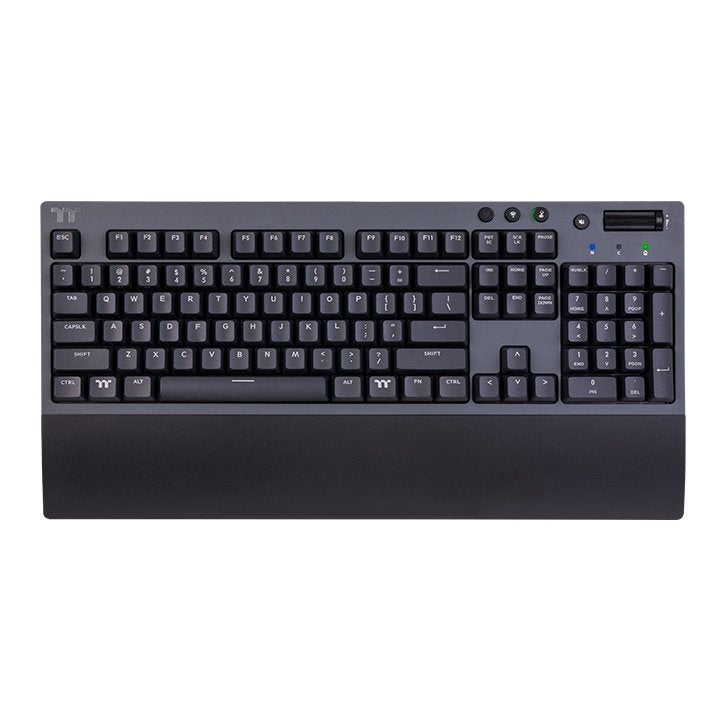 Teclado Aleman Thermaltake W1 Wireless Titanio/Negro, Cherry Mx Red Gkb-Wow-Rdsngr-01
