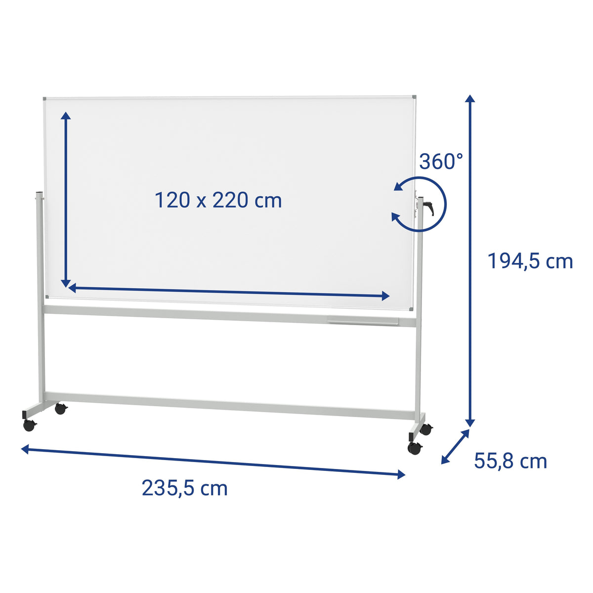 EAN 4002390067157 - MAUL 6459684 pizarrón blanco 120 x 220 mm imagen 4