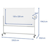 EAN 4002390067157 - MAUL 6459684 pizarrón blanco 120 x 220 mm imagen 4