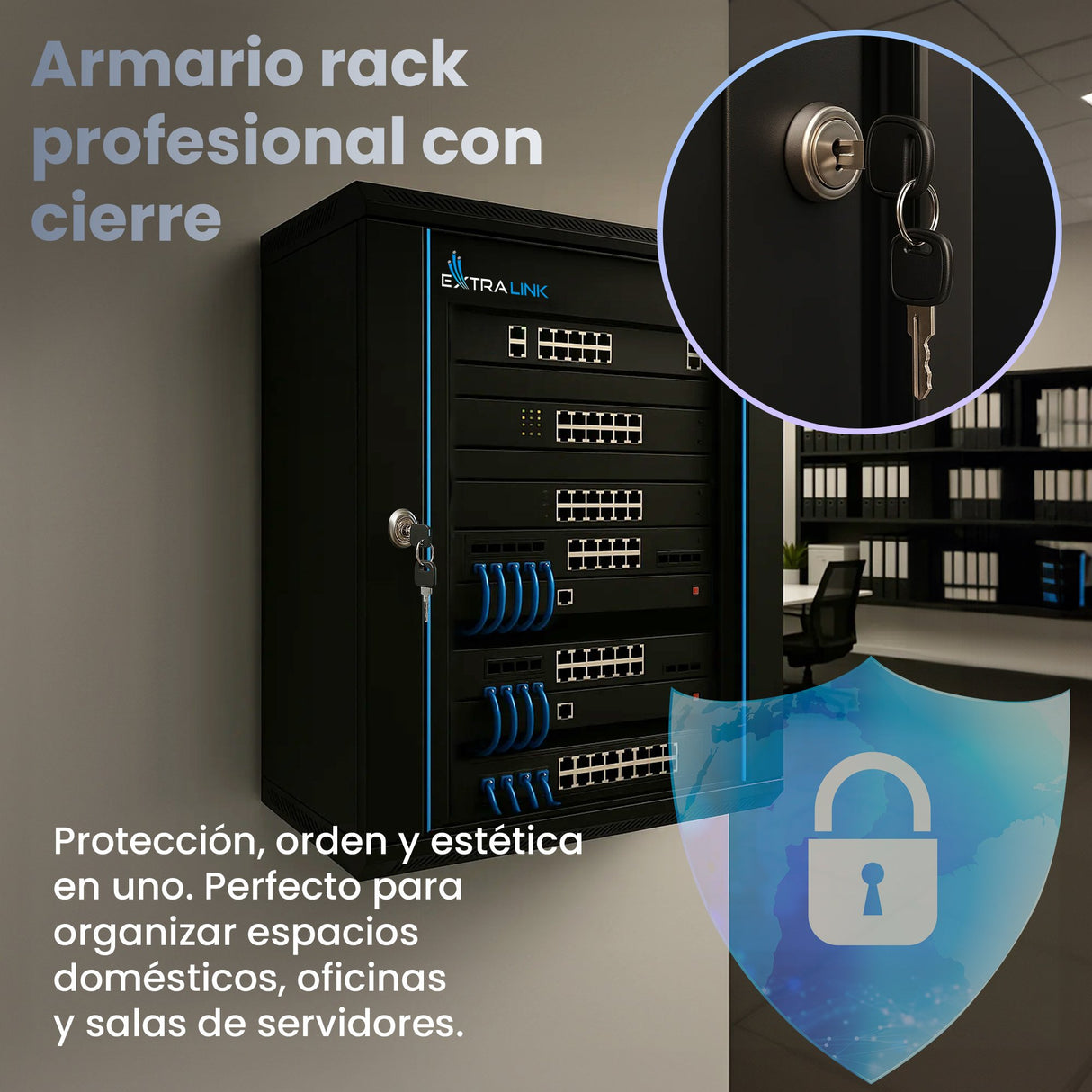 EAN 5903148914367 - Extralink EX.14367 armario rack Bastidor de pared imagen 7