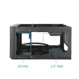 EAN 0753263077837 - Chieftec CN-01B-OP carcasa de ordenador Cubo Negro imagen 4