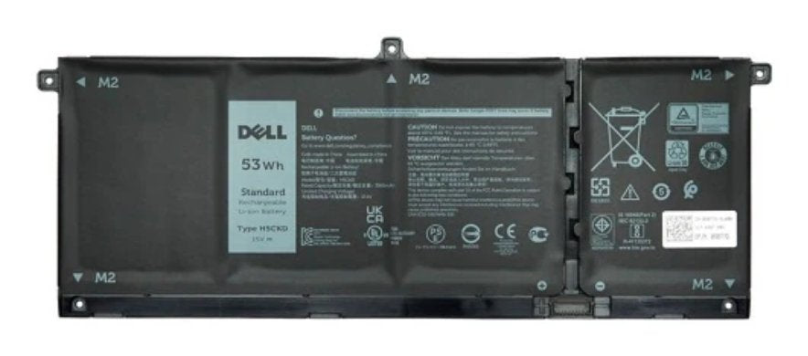 Battery, 53whr, 4 Cell, - Lithium Ion - Warranty: 6m