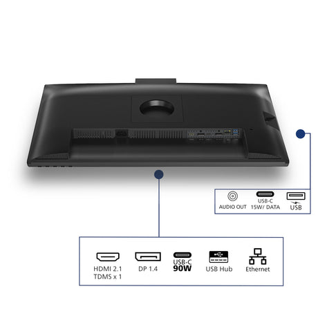 EAN 8721038007299 - Philips 3000 series 27B2U3601H/00 pantalla para PC 68,6 cm (27") 2560 x 1440 Pixeles Quad HD LCD Negro imagen 4