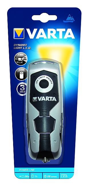 EAN 4008496677009 - Varta Dynamo Light LED Negro, Gris Linterna de mano imagen 1