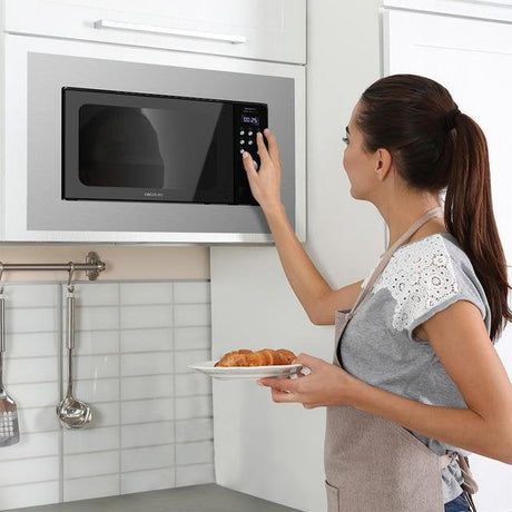 EAN 8435484013802 - Cecotec 01380 microondas Negro, Acero Microondas con grill Integrado 20 L 700 W imagen 4