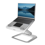 Fellowes Hana Lt Elevador Para Portatil Hasta 19" - Sistema De Elevacion Con Muelle A Gas - Giratorio 45º - Gestion De