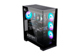 Abysm Danube Sava H500 Black Caja Torre Atx, Itx, Micro Atx - Lateral Y Frontal Cristal Templado - 3.5" Y 2.5" - Usb-A,