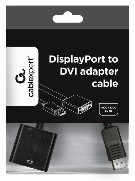 EAN 8716309092661 - Gembird A-DPM-DVIF-002 adaptador de cable de vídeo 0,1 m DisplayPort DVI Negro imagen 4
