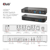 EAN 8719214472245 - CLUB3D CSV-1382 interruptor KVM Negro imagen 10