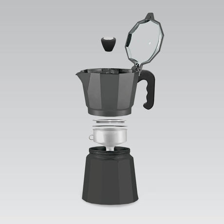 EAN 4820177146068 - Maestro MR-1666-3-BLACK cafetera manual Juego de cafetera espresso Negro imagen 3