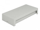 Delock Keystone Patchpanel 12 Port Grau