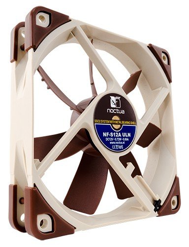 EAN 4716123314912 - Noctua NF-S12A ULN Carcasa del ordenador Ventilador 12 cm Beige, Marrón imagen 2