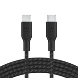 Cable 100w Usb-C To Usb-C Braided 2m Negro